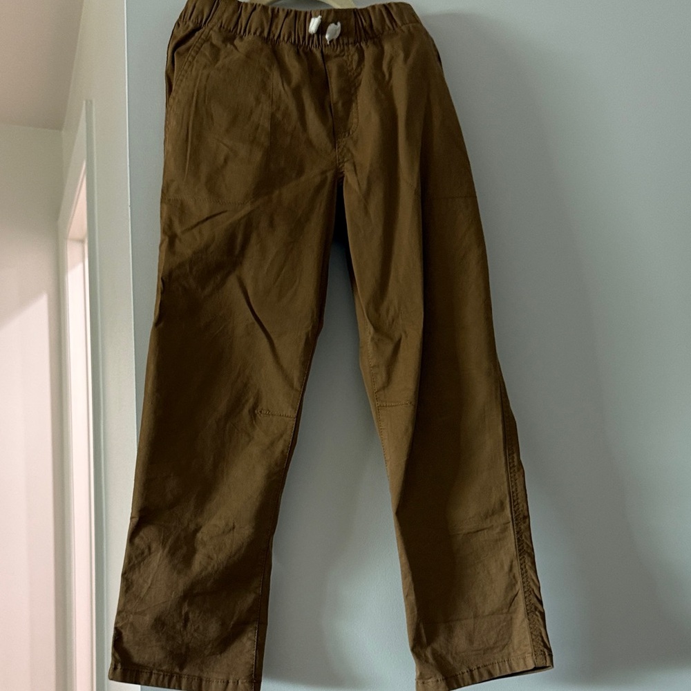 Cat & Jack Brown Kids Casual Pants. Elastic waist. Size 10 boys. EUC.